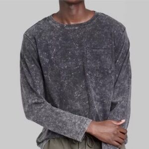 NEW Original Use Target Mens Long Sleeve T-Shirt Galaxy Black Wash XXL